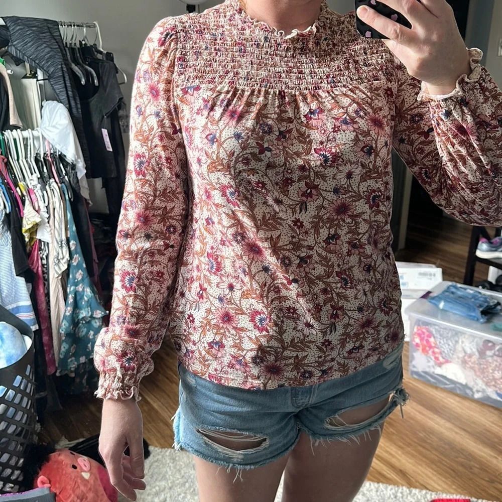 Lucky brand‎ floral Top